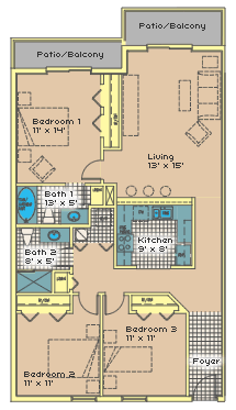 Bahama Bay - Floor Plan - Abacos