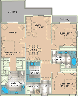 Bahama Bay - Floor Plan - Grand Bahama