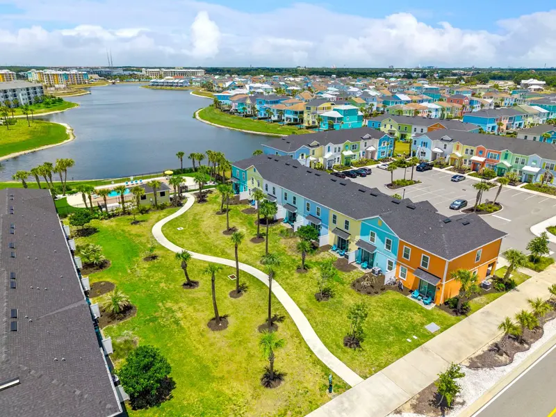 Aerial view of Margaritaville Resort Orlando vacation homes