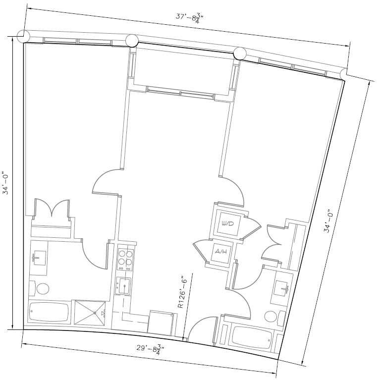 Da Vinci - Exterior - 2 Bed/2 Bath - 1,128 Sq. Ft.