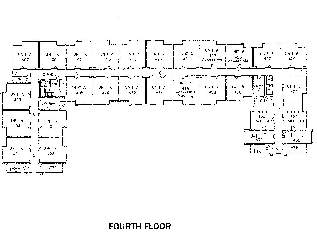 Floor Four Site Plan StaySky Suites