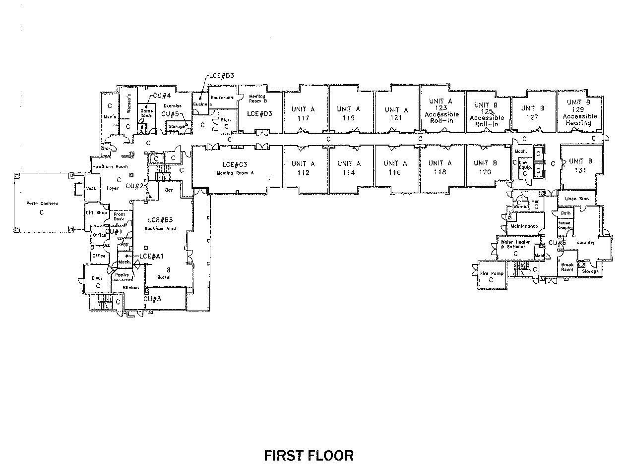 Floor One Site Plan StaySky Suites