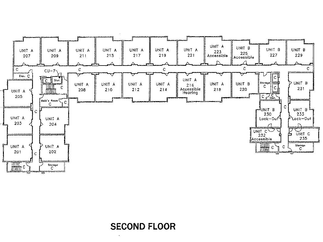 Floor Two Site Plan StaySky Suites