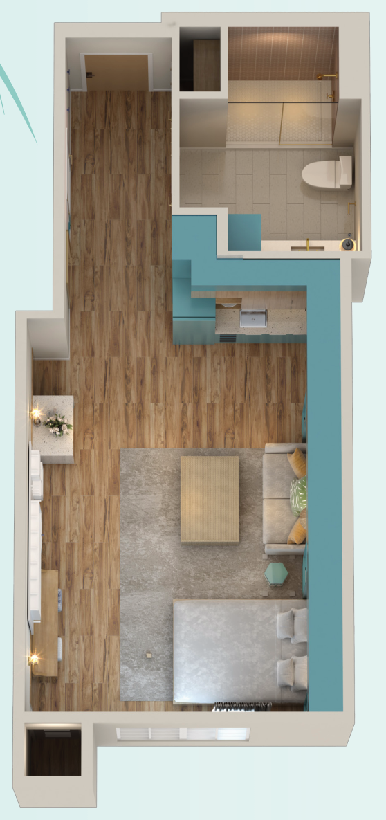 Solstice S condo floor plan