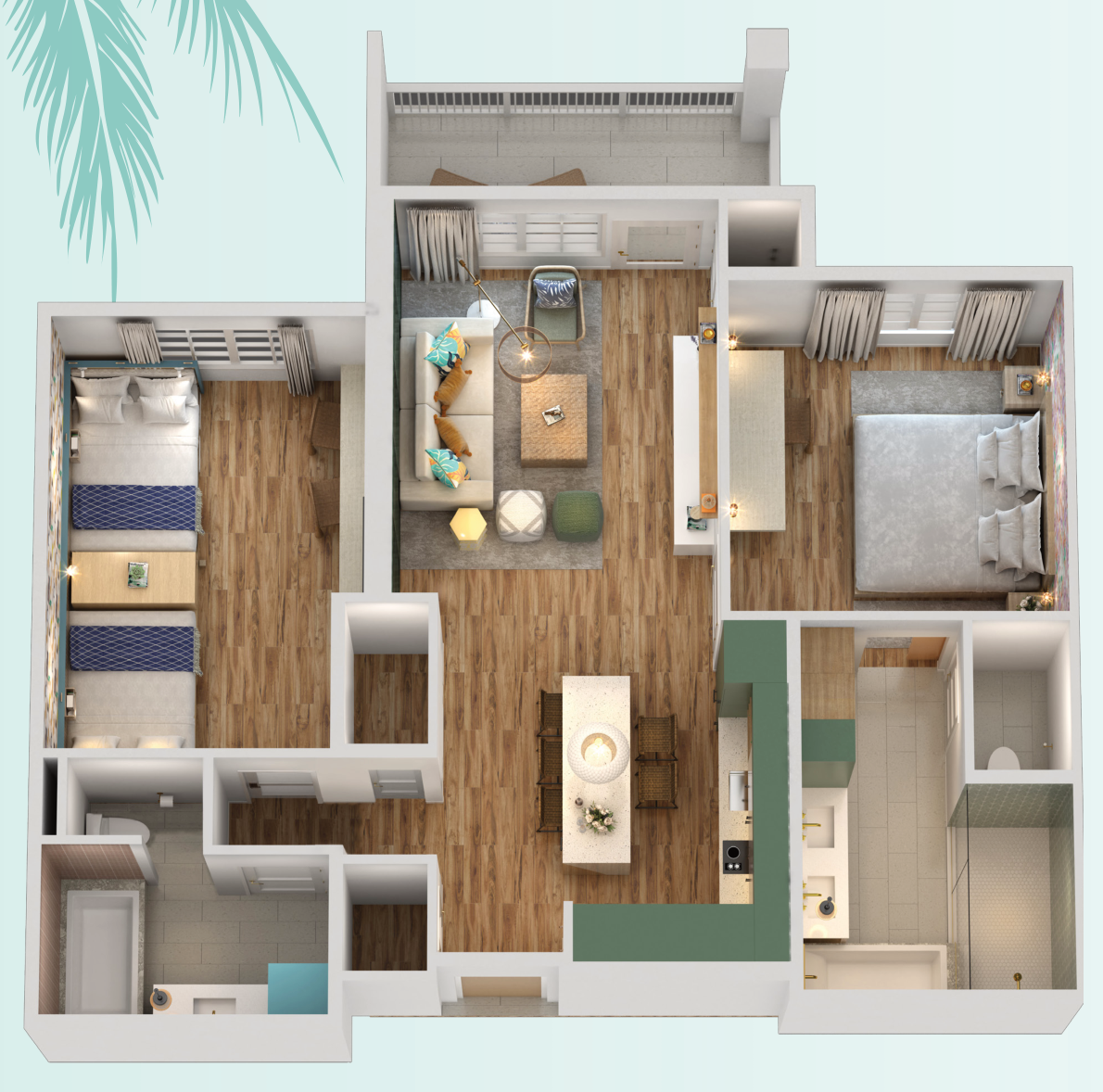 Inspiration B-INT condo floor plan