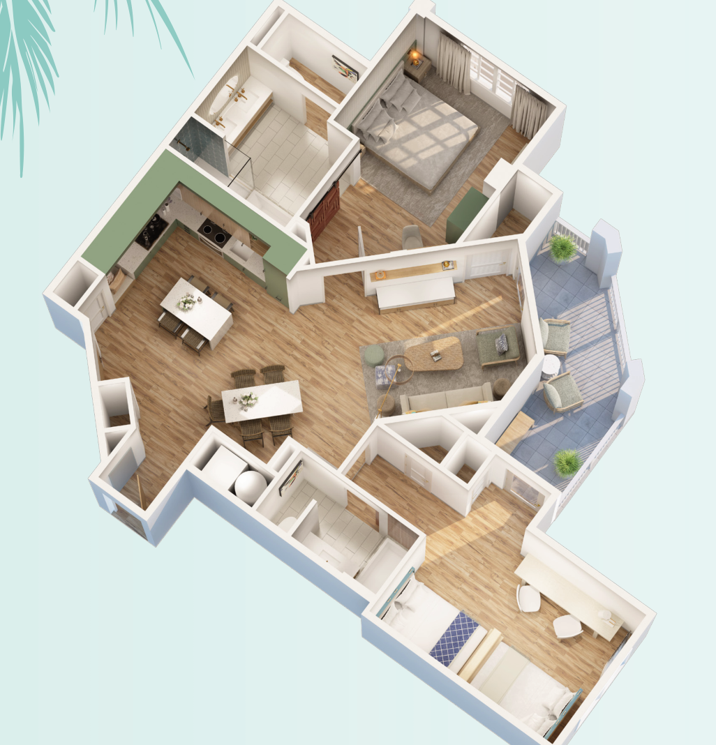 Inspiration C-1 condo floor plan