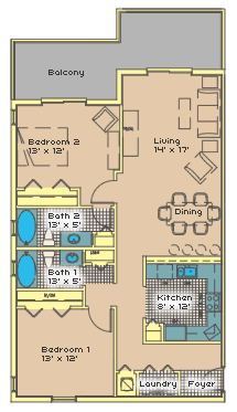 Bahama Bay floor plan San Salvador