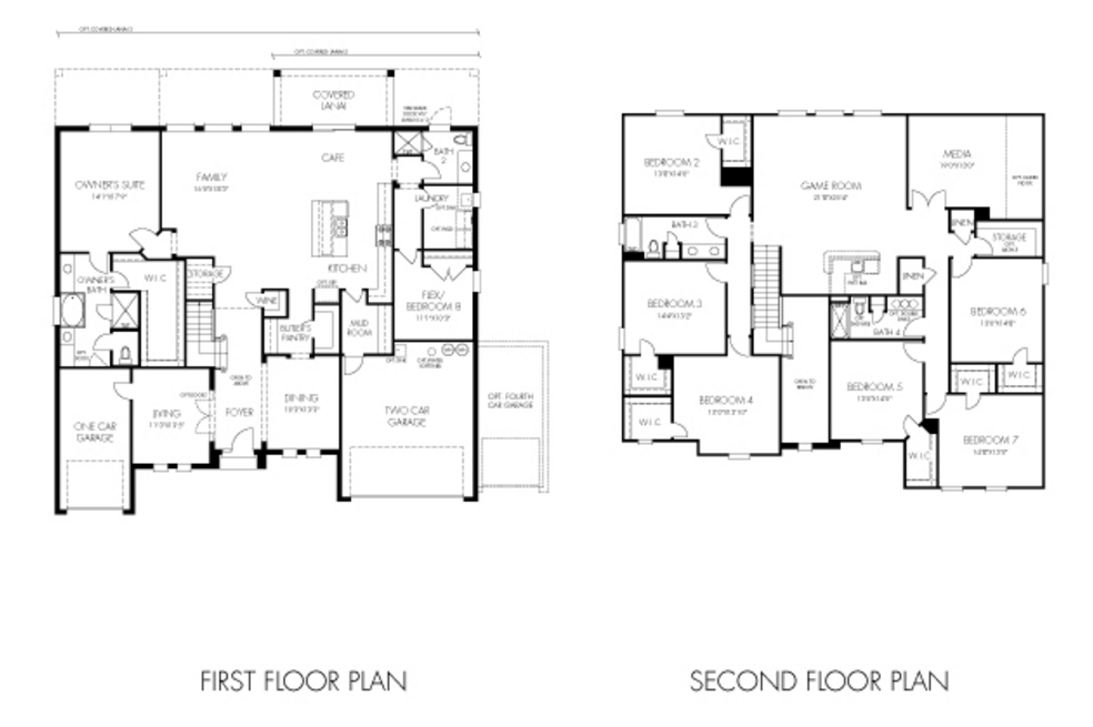 Del Rio II floor plan Estates at Parkside