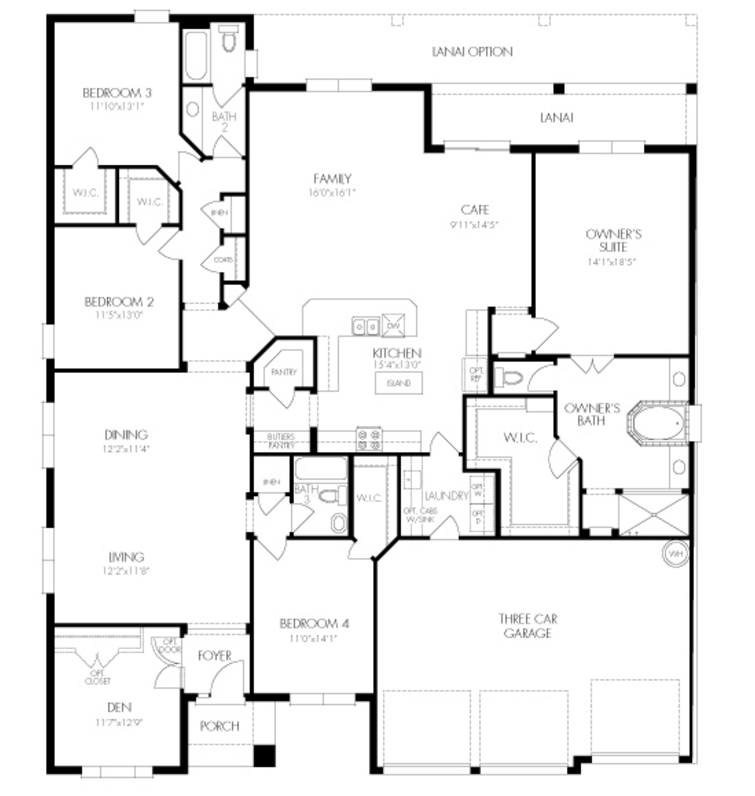 Palermo II floor plan_Estates at Parkside